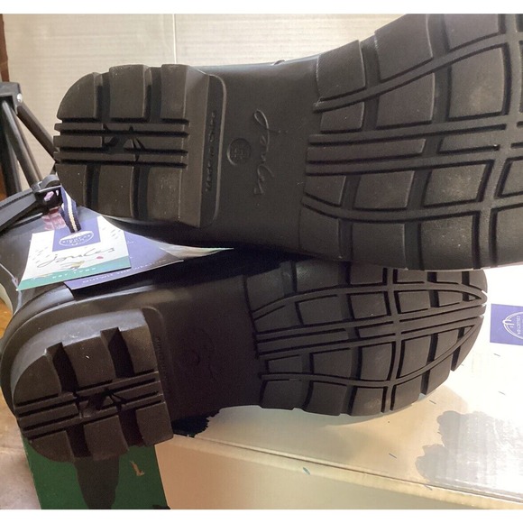 JOULES Women's Rubber Rain Boot Molly Welly Size 5 Feather Black NIB - Picture 5 of 9